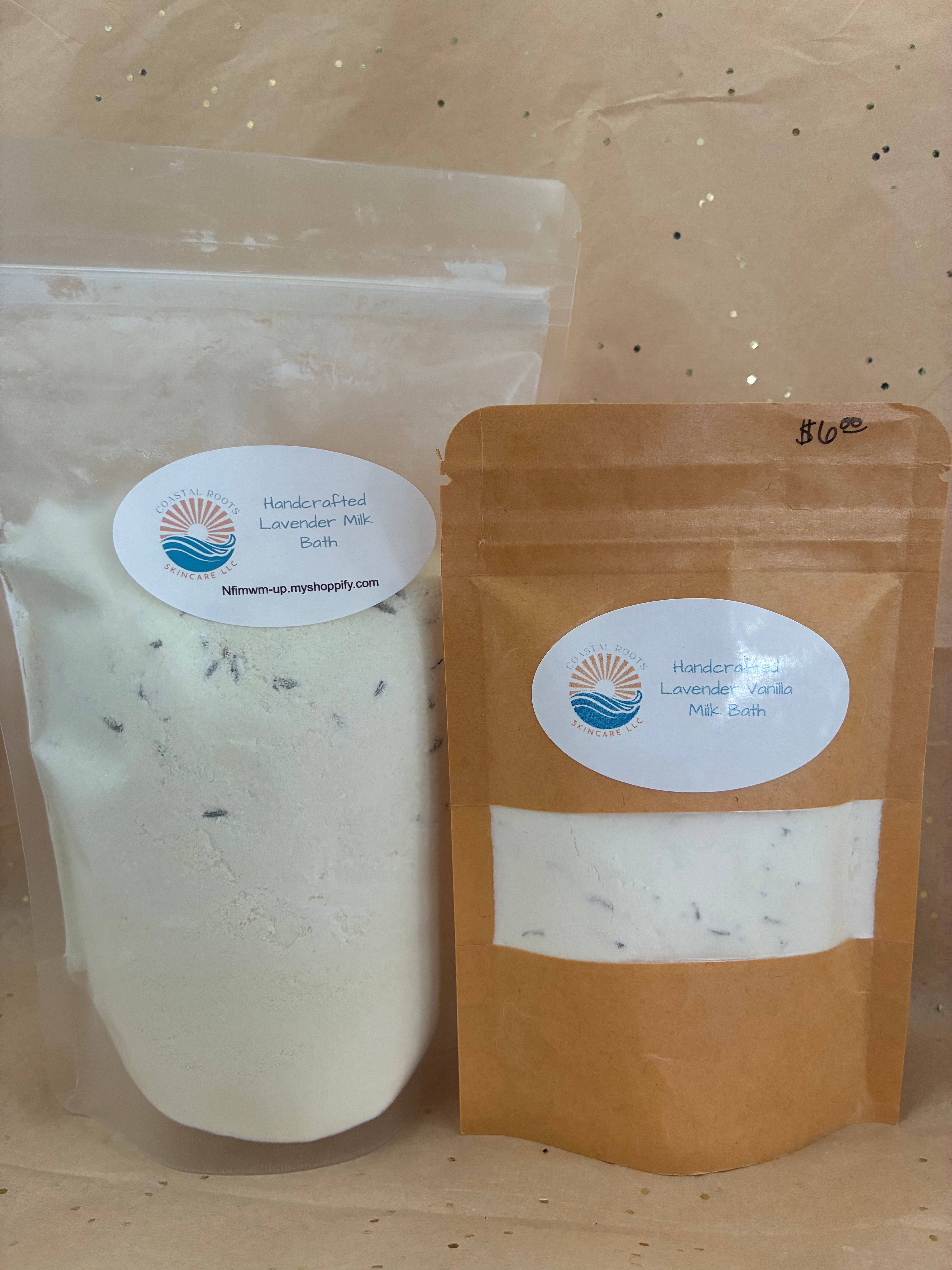 Lavender Milk Bath bag 9oz