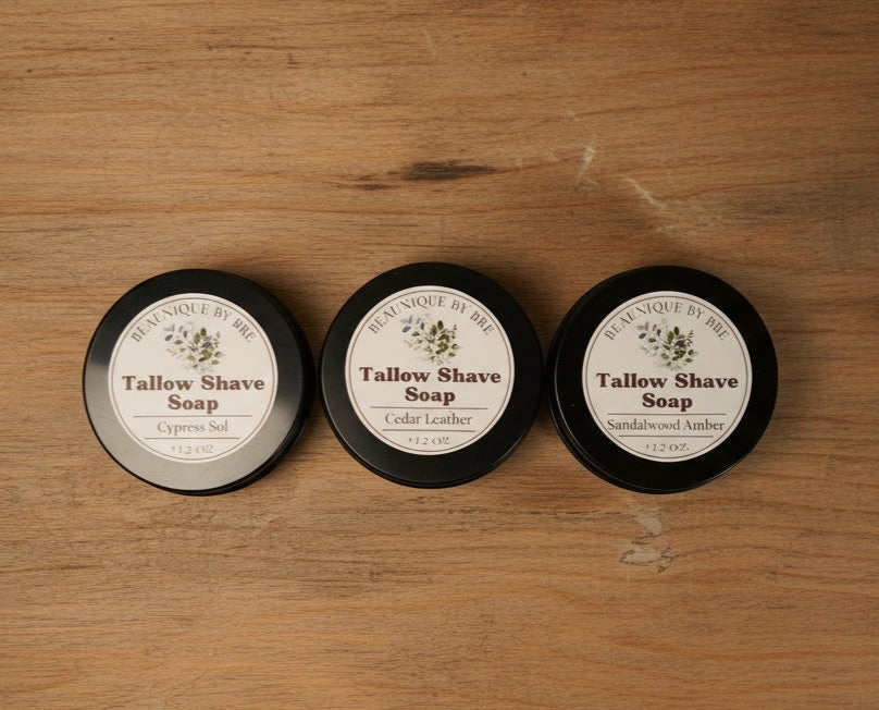 Tallow shave soap