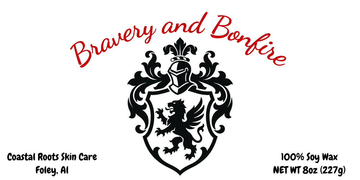 Bravery & Bonfire Gryffindor 8oz Candle