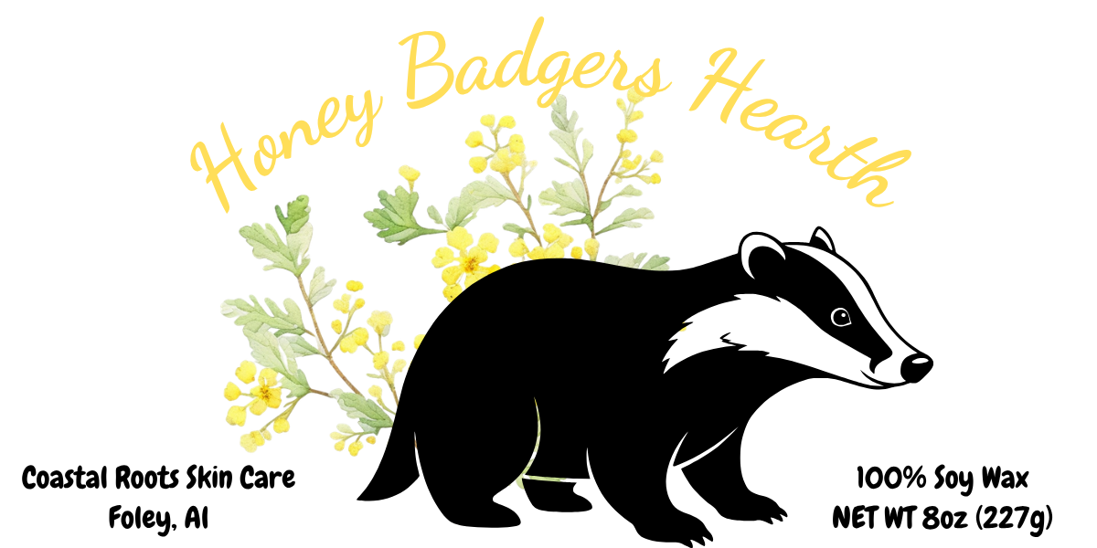 Honey Badgers Hearth 8oz Candle
